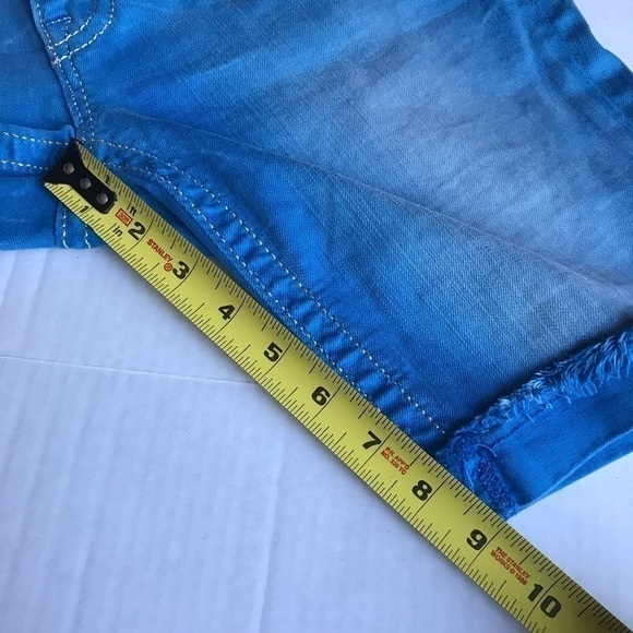 Miss Me Bermuda Pacific Blue Embellished Shorts - Picture 7 of 12